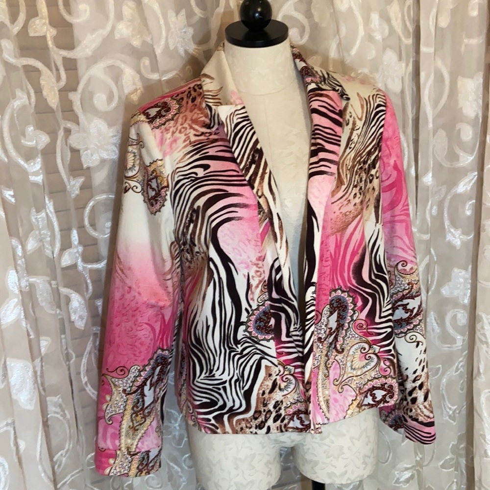 Harve Benard lined jacket. Size 14P multi color